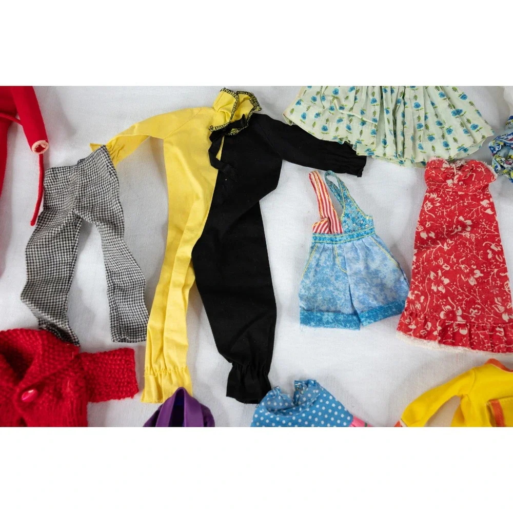 Mattel Barbie Ken Doll Clothes Lot Kids Multi Good Vintage 60s 70s Outfits 13p